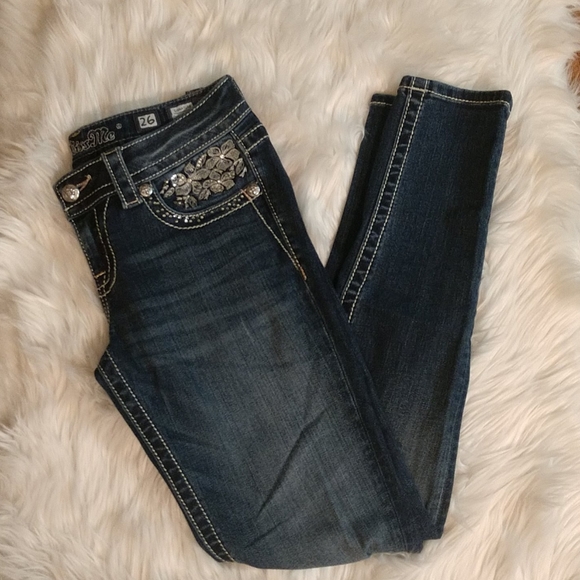 Miss Me Signature Skinny Jeans sz 26 - Picture 10 of 11